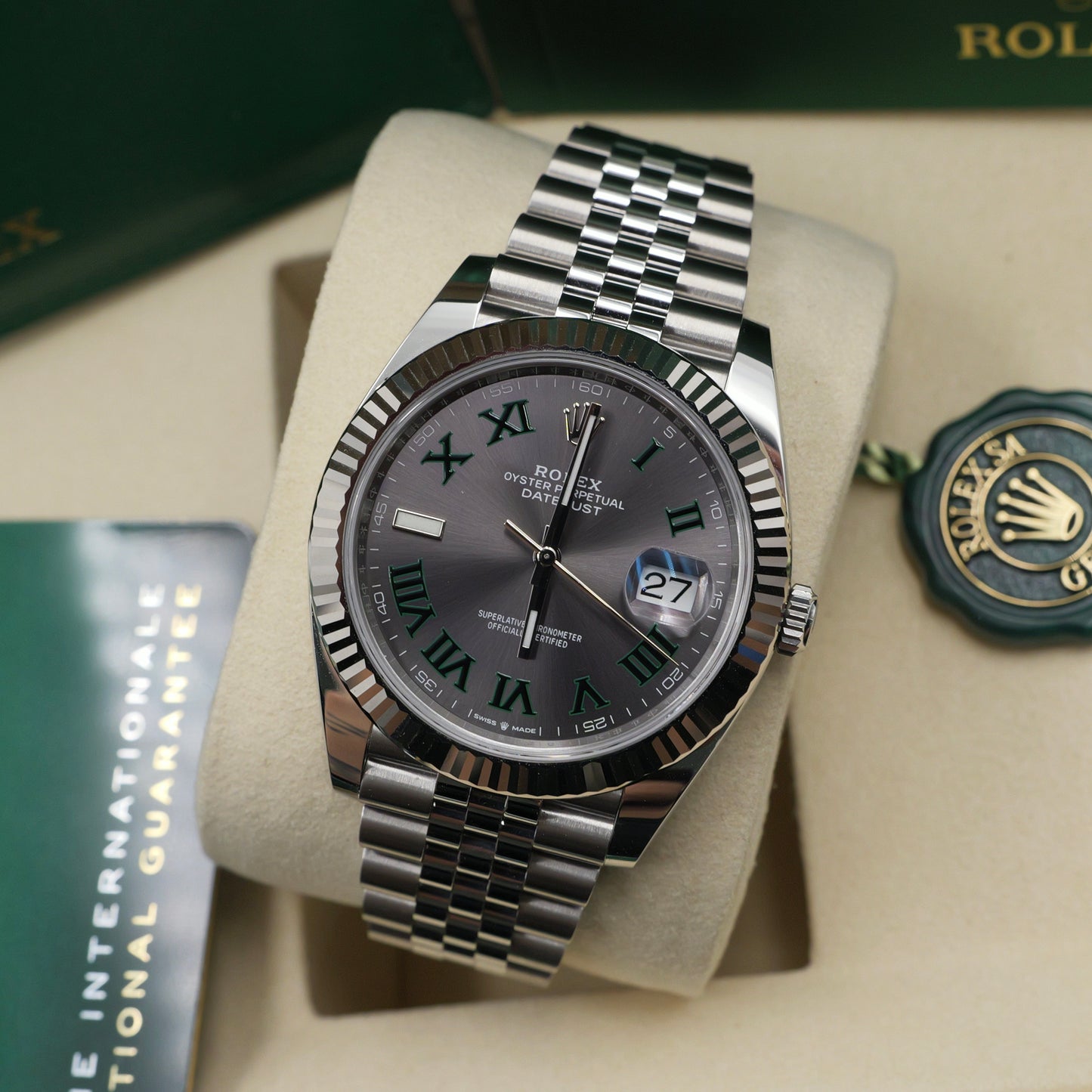 Rolex Datejust 41 Wimbledon 126334 - Full Set (2025)