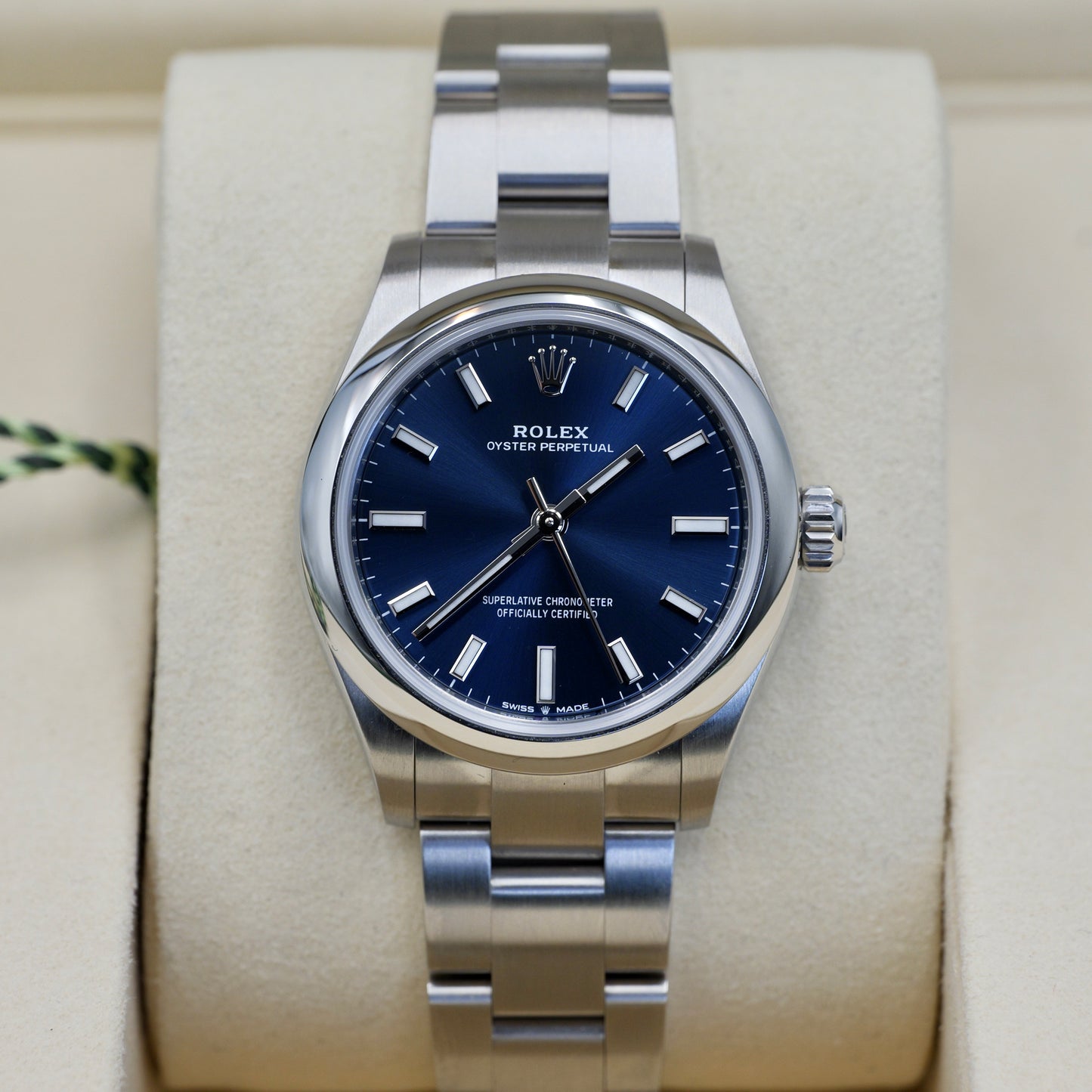 Rolex Oyster Perpetual 31 Blue Dial Smooth 277200 - Full Set (2025)