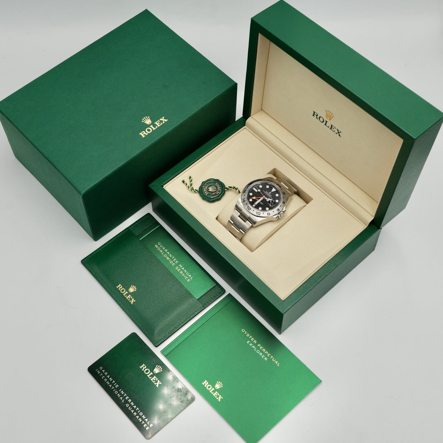 Rolex Explorer II Black Dial 226570 - Full Set (2025)