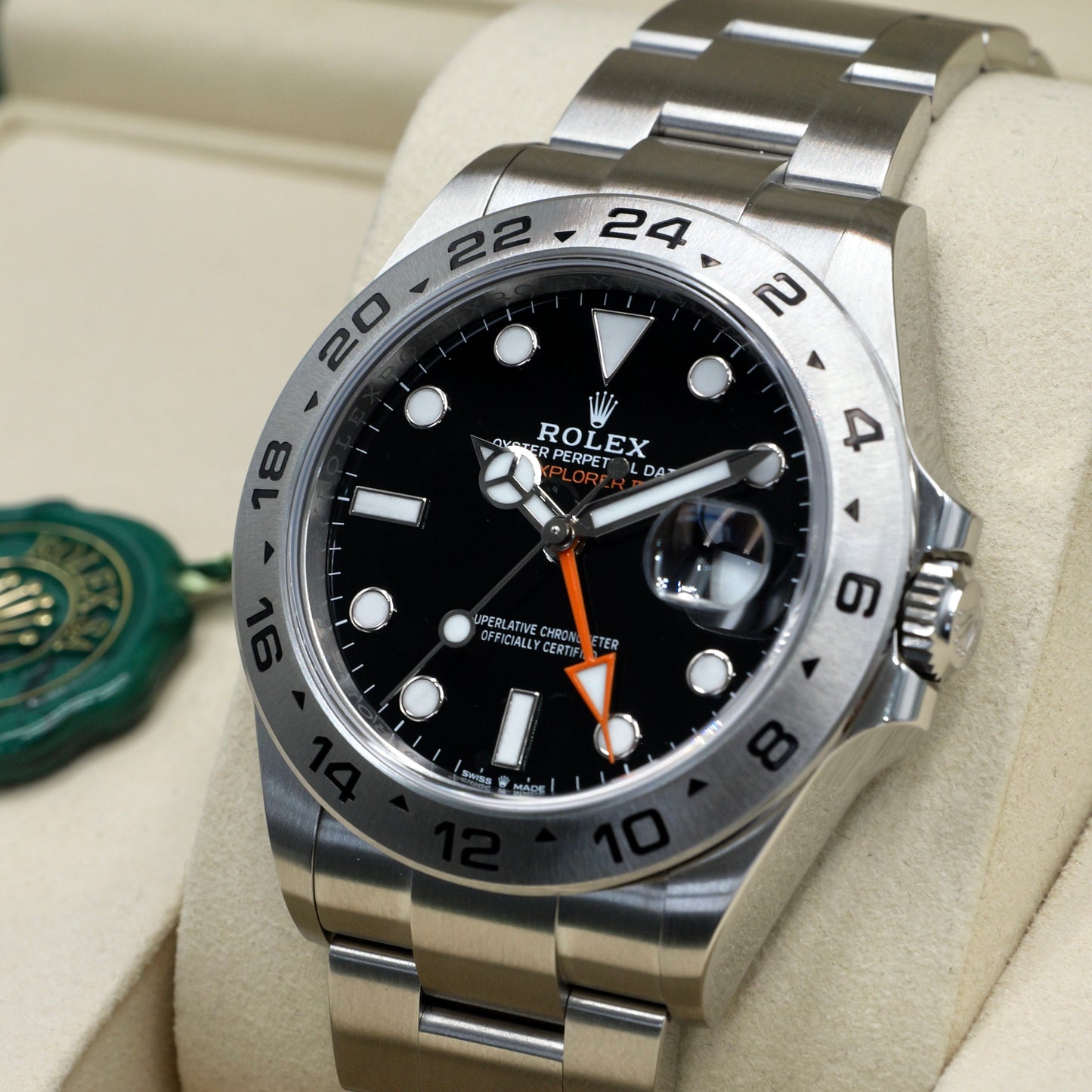 Rolex Explorer II Black Dial 226570 - Full Set (2025)