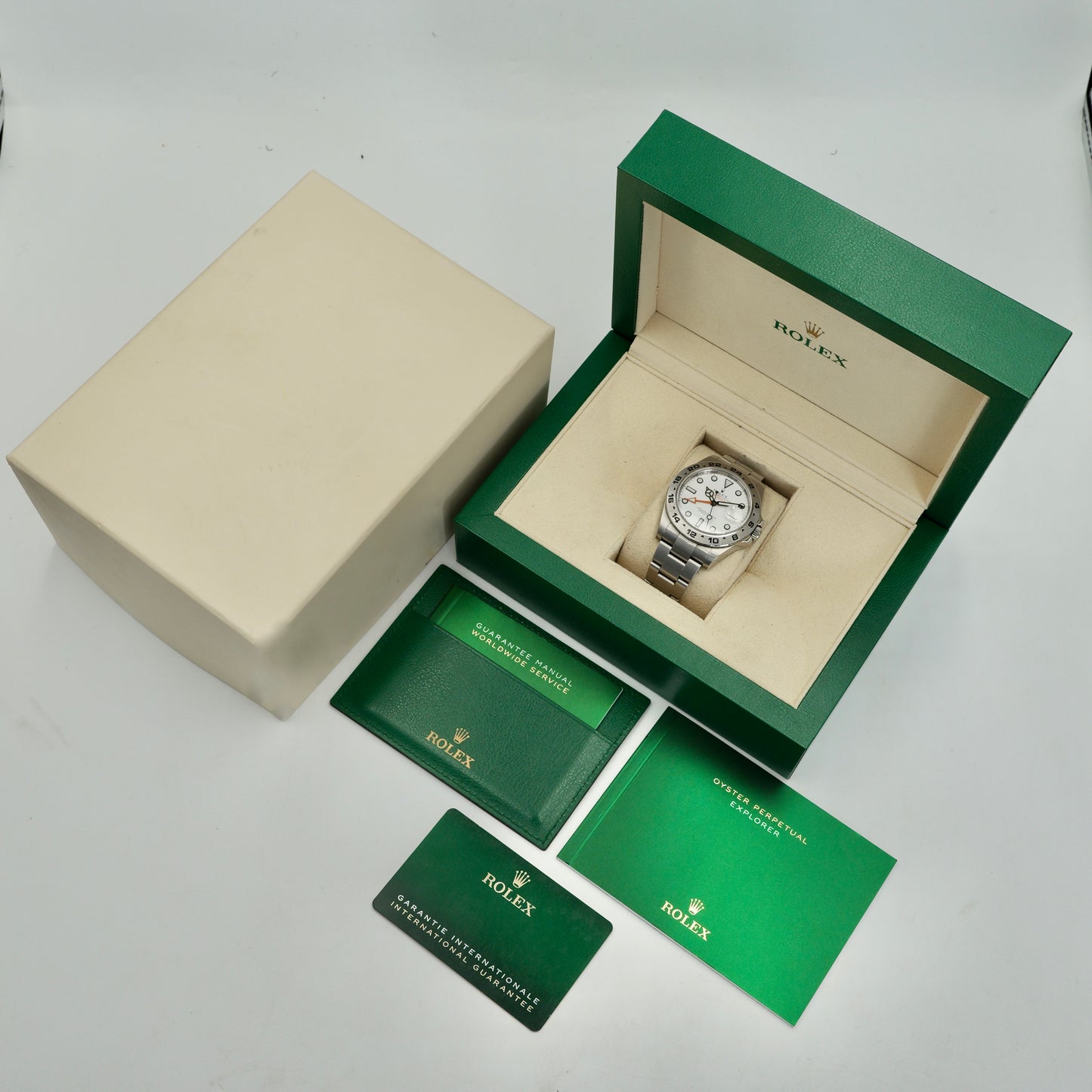 Rolex Explorer II White Dial 216570 - Full Set (2023)