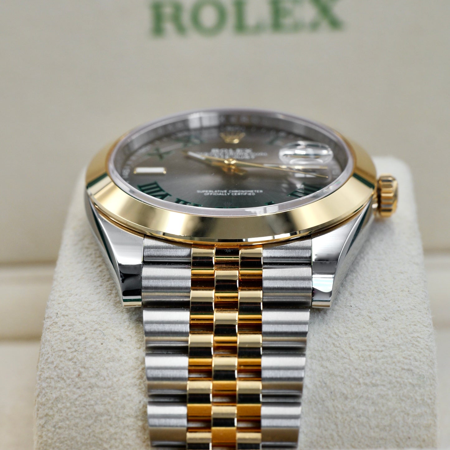 Rolex Datejust 41 Wimbledon Smooth Jubilee 126303 - Full Set (2021)