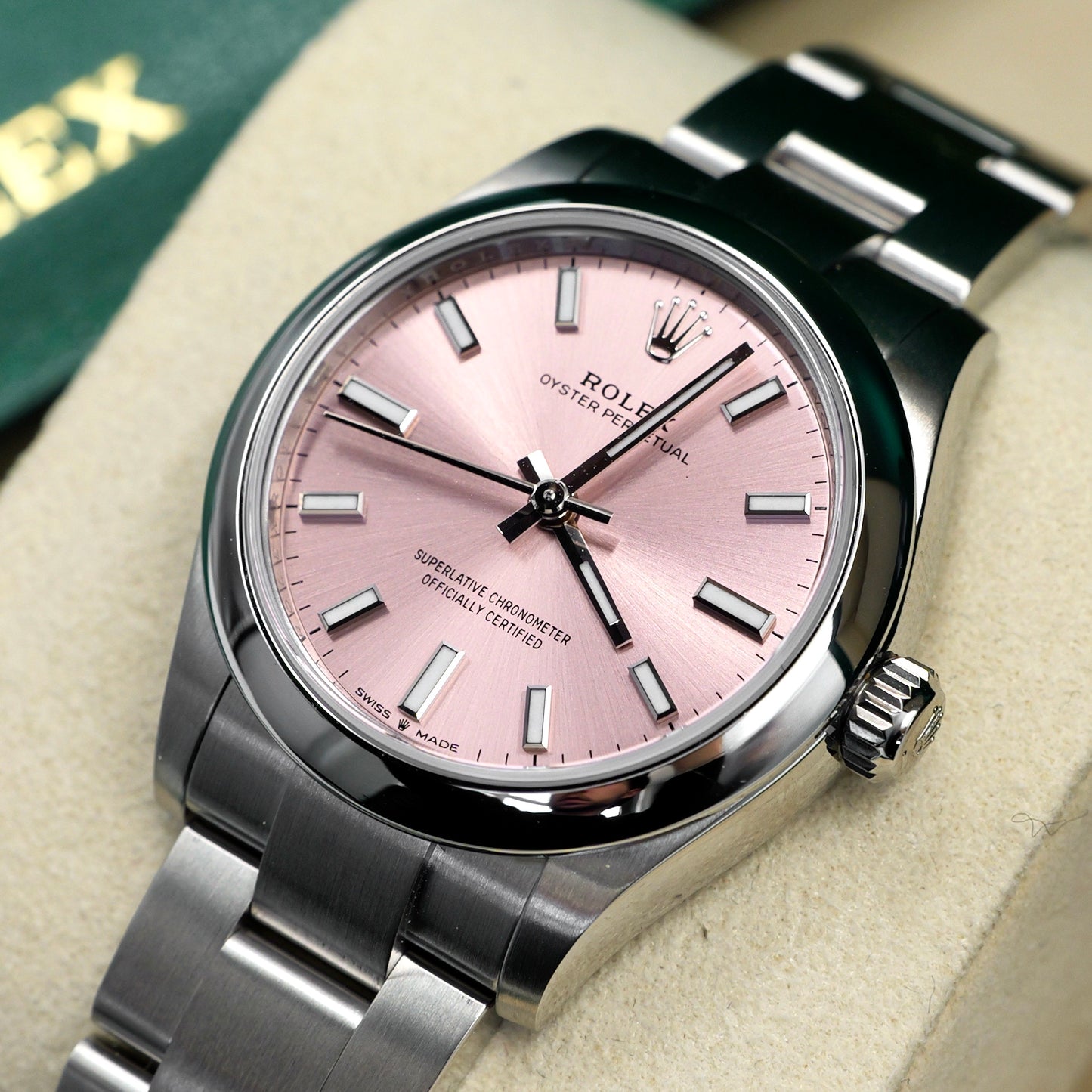 Rolex Oyster Perpetual 31 Pink 277200 - Full Set (2025)