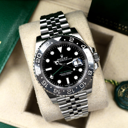 Rolex GMT-Master II Bruce Wayne Jubilee 126710GRNR - Full Set (2025)