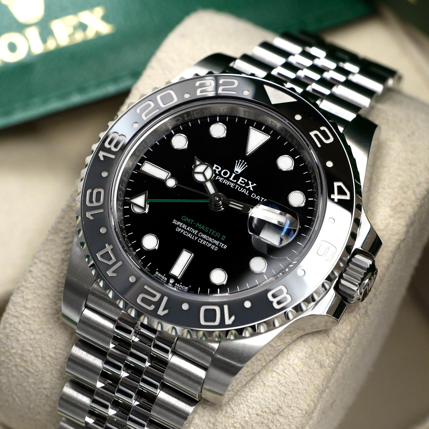 Rolex GMT-Master II Bruce Wayne Jubilee 126710GRNR - Full Set (2025)