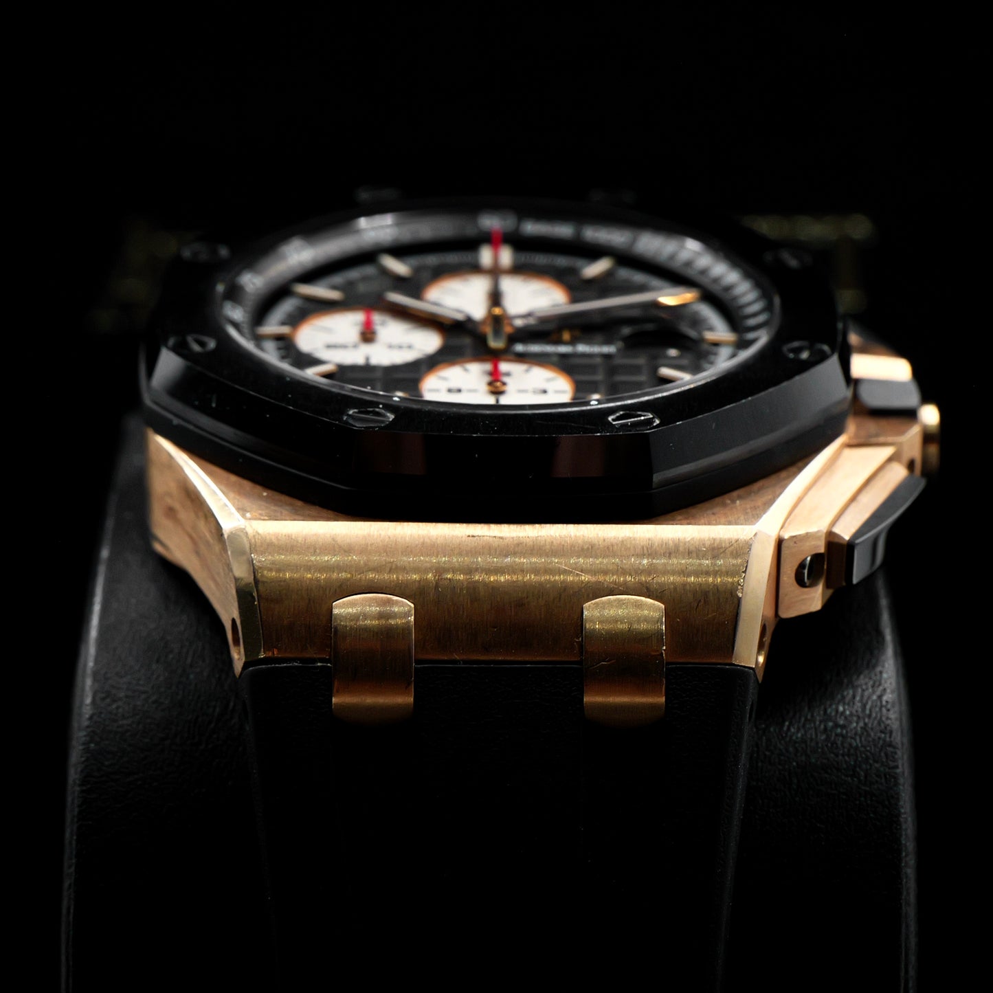 Audemars Piguet Royal Oak Offshore Chronograph Rose Gold Black Dial 26400RO - Full Set (2015)