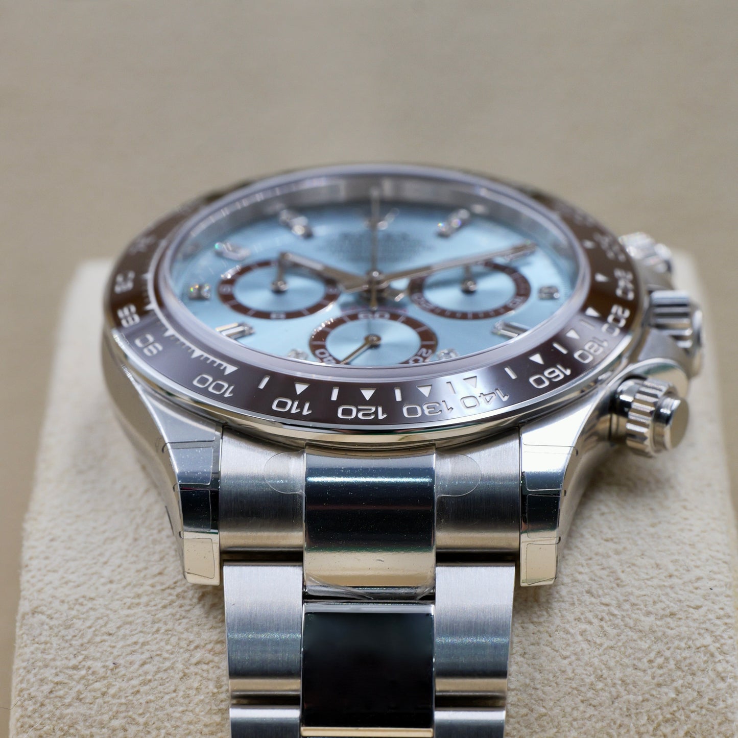 Rolex Daytona Platinum Baguette Daytona Fully Stickered Full Set 2024
