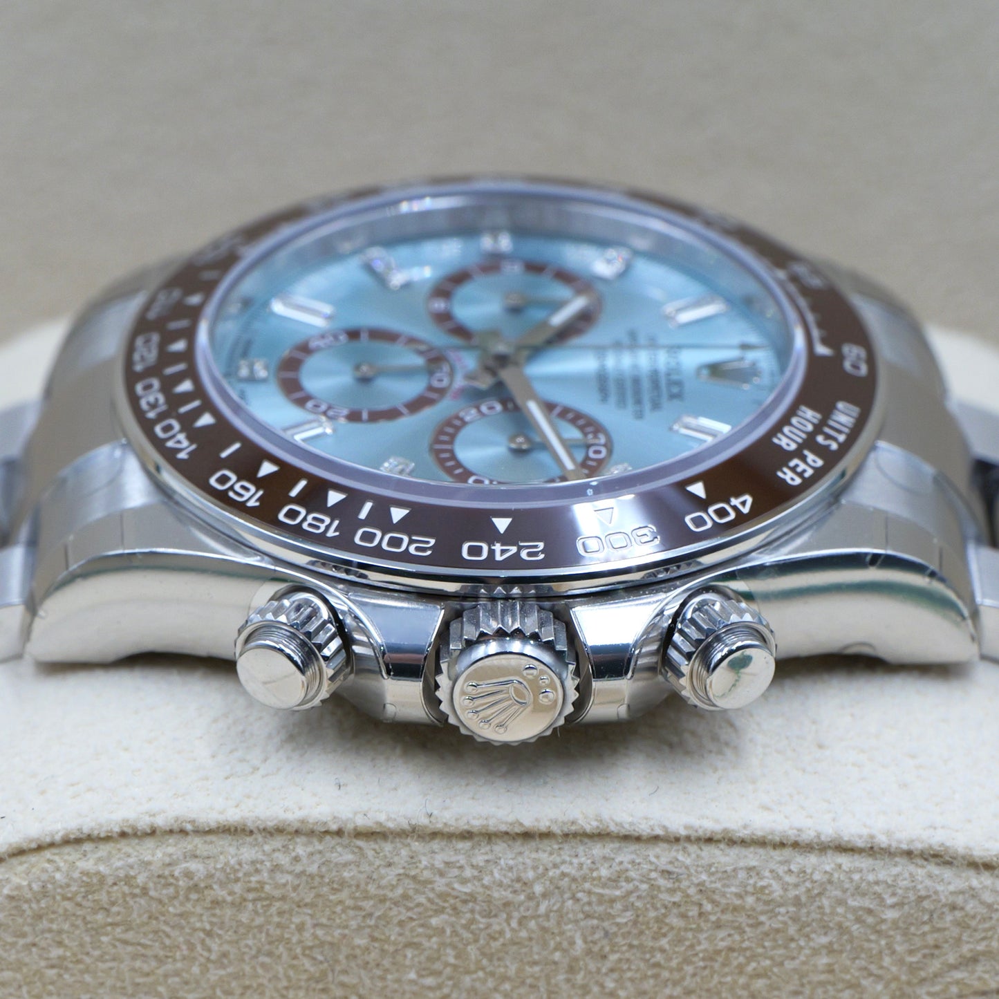 Rolex Daytona Platinum Baguette Daytona Fully Stickered Full Set 2024