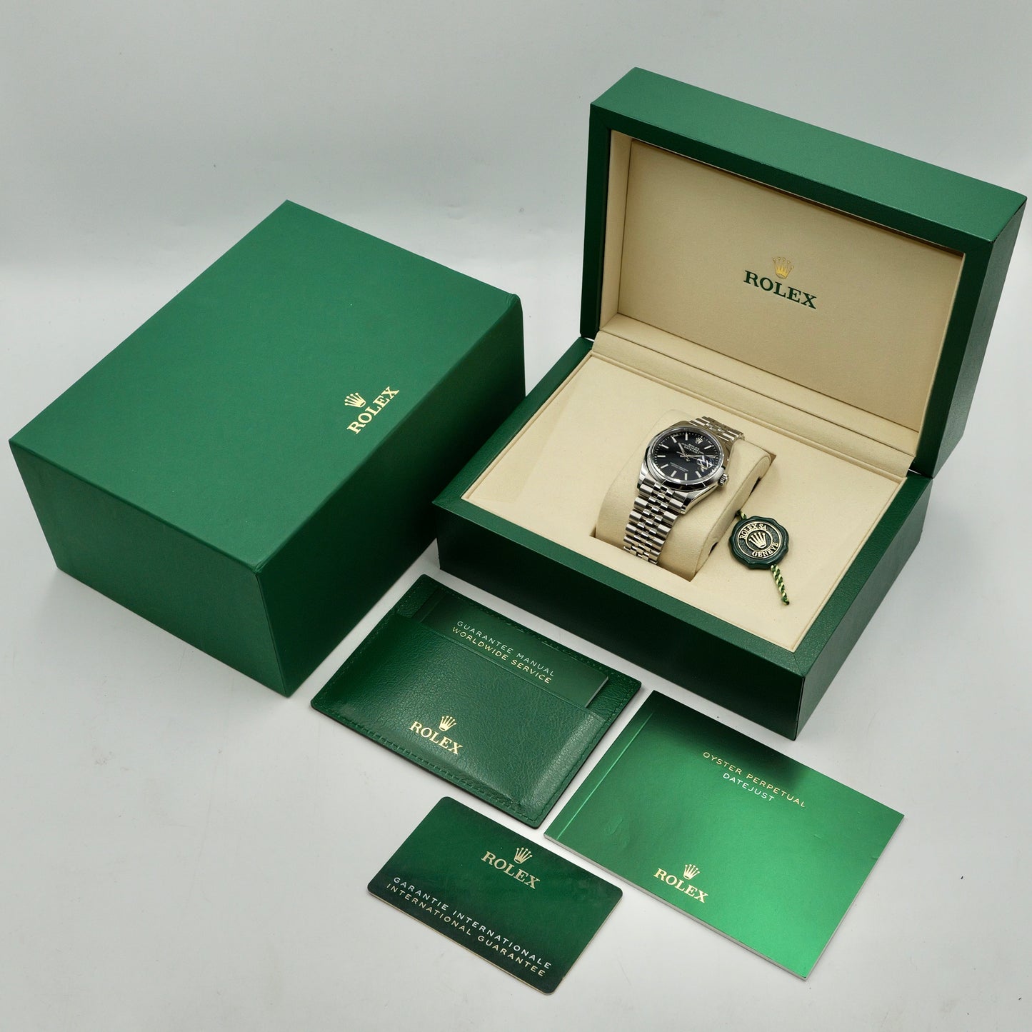 Rolex Datejust 36 Black Dial 126200 - Full Set (2025)