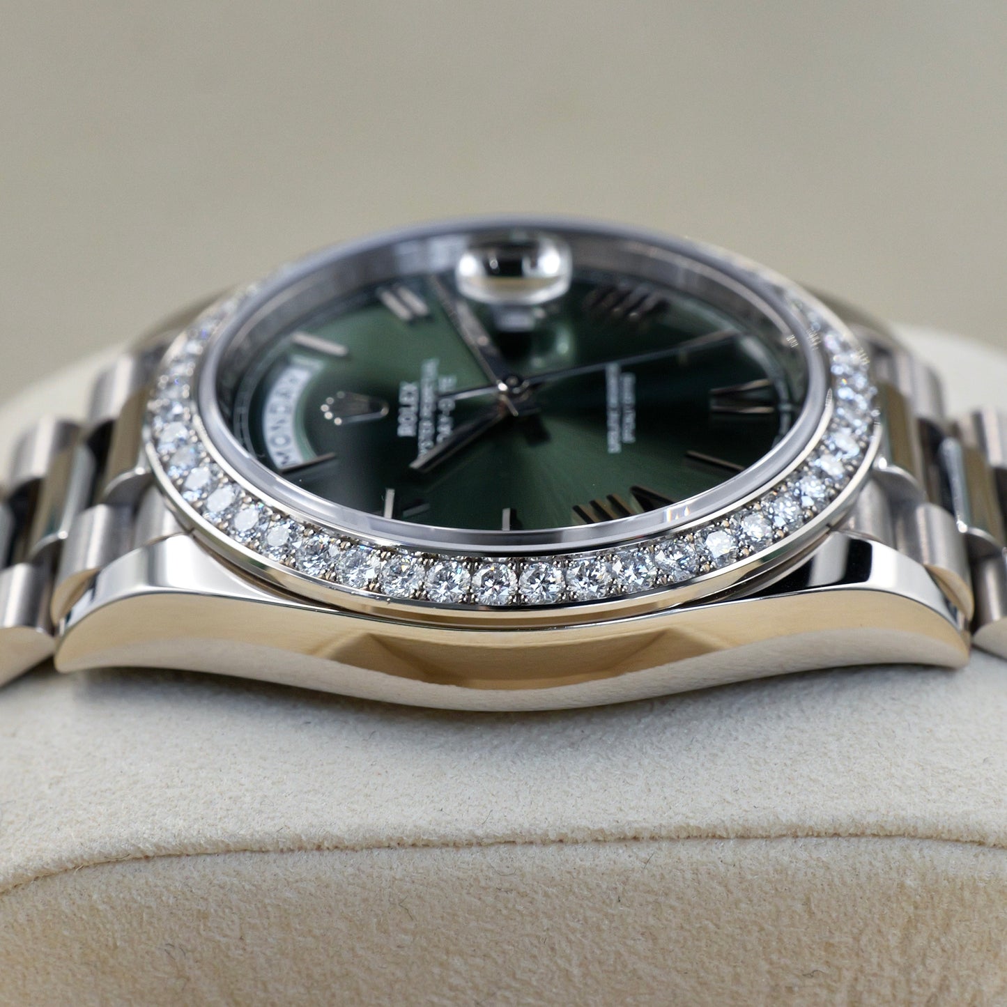 Rolex Day-Date 40 Olive Green RBR 228349RBR Full Set 2022
