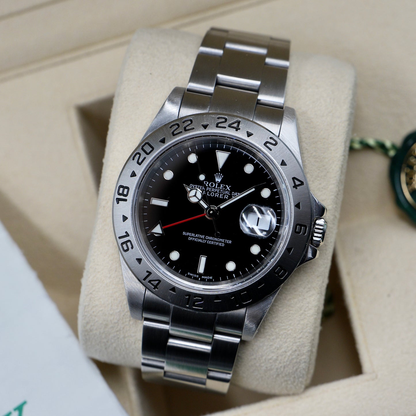 Rolex Explorer II Black Dial 16570 - Full Set (2002)