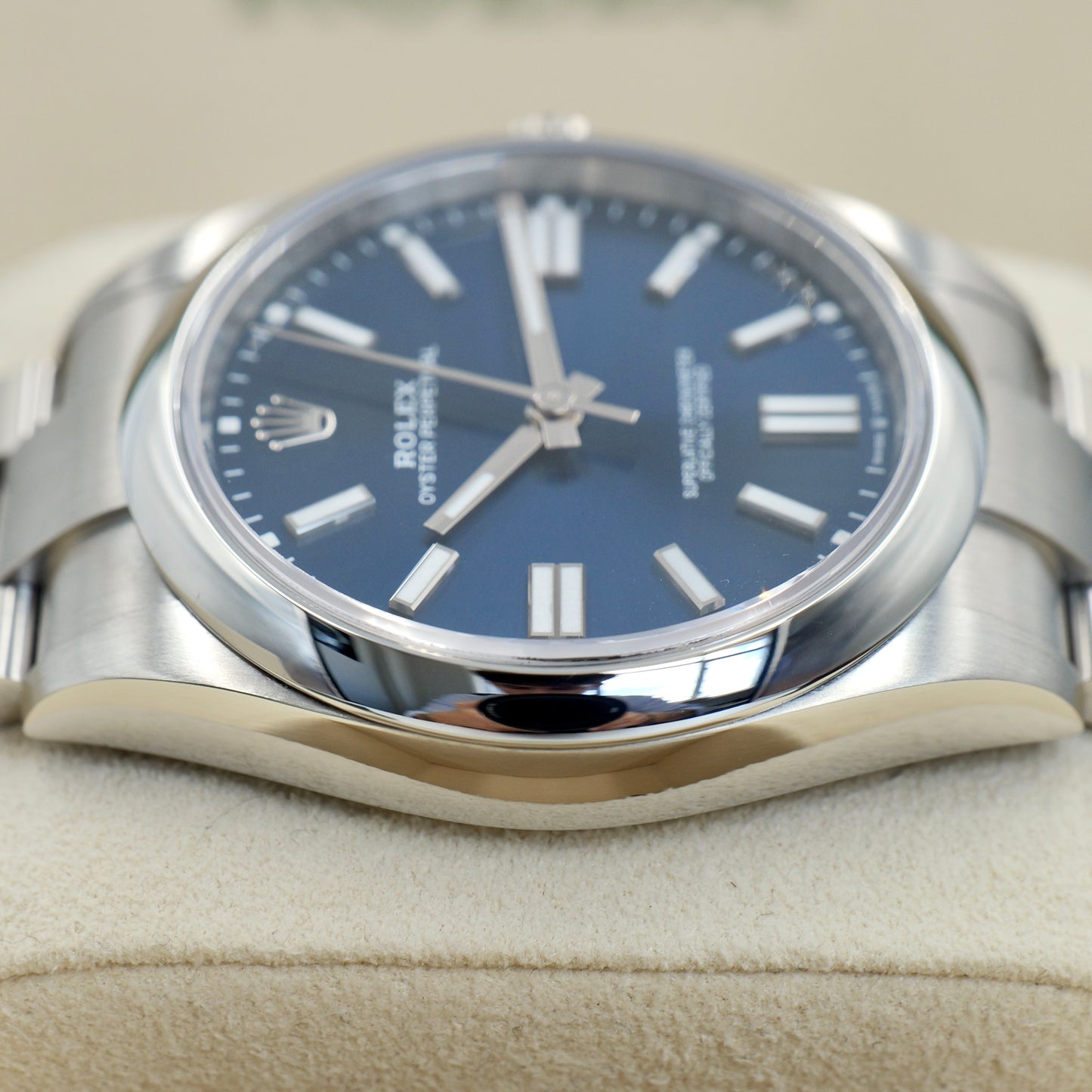 Rolex Oyster Perpetual 41 Blue Sunburst Dial 124300 - Full Set (2024)