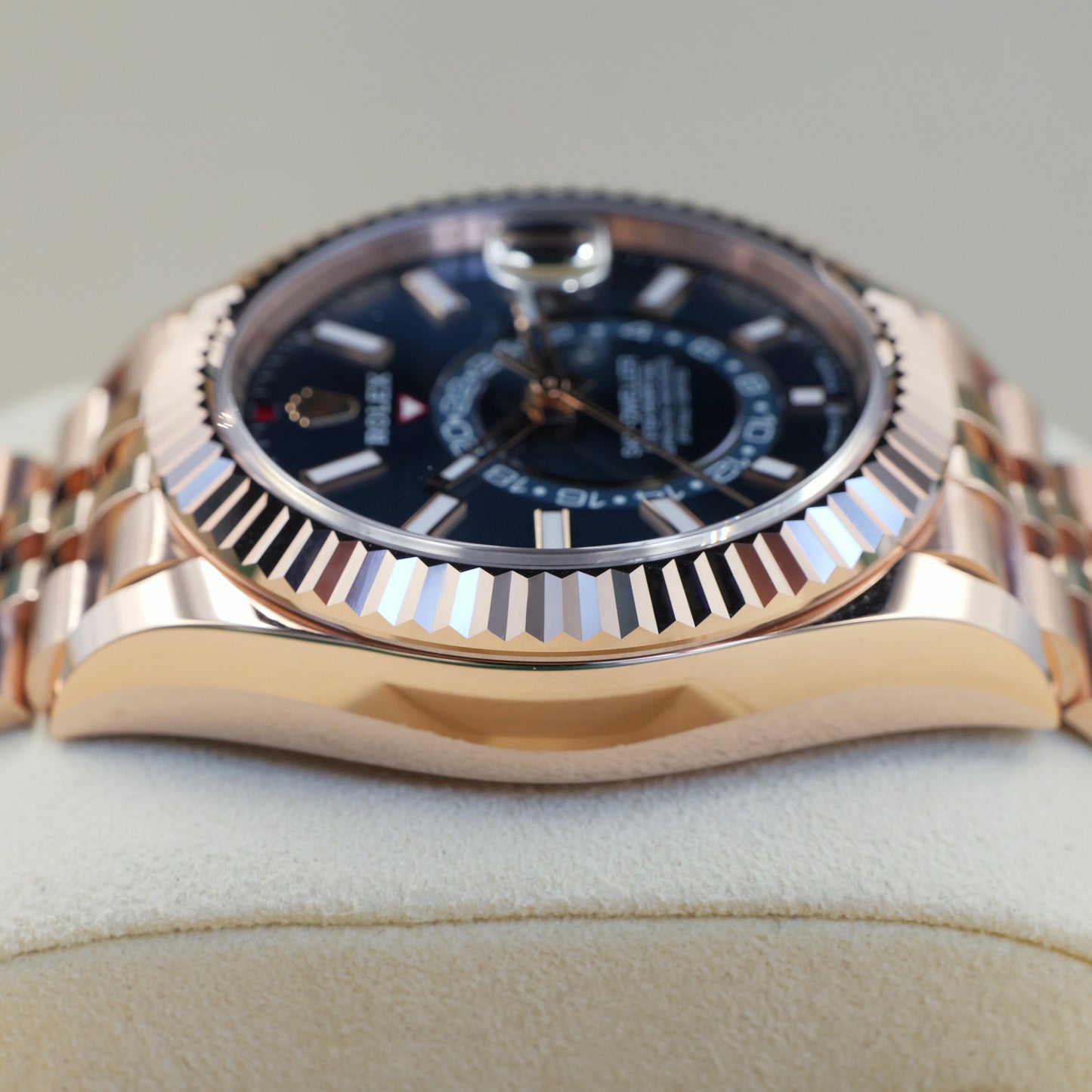 Rolex Sky-Dweller Rose Gold Blue Dial Jubilee Bracelet 336935 - Full Set (2025)