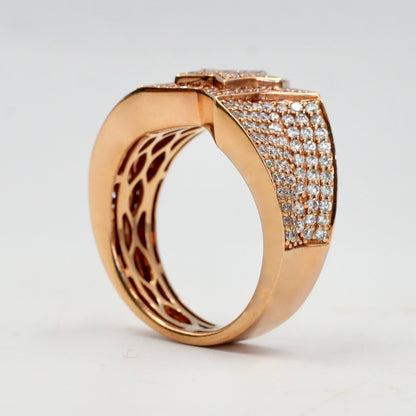Pinky Ring  - Star Shaped - Rose Gold