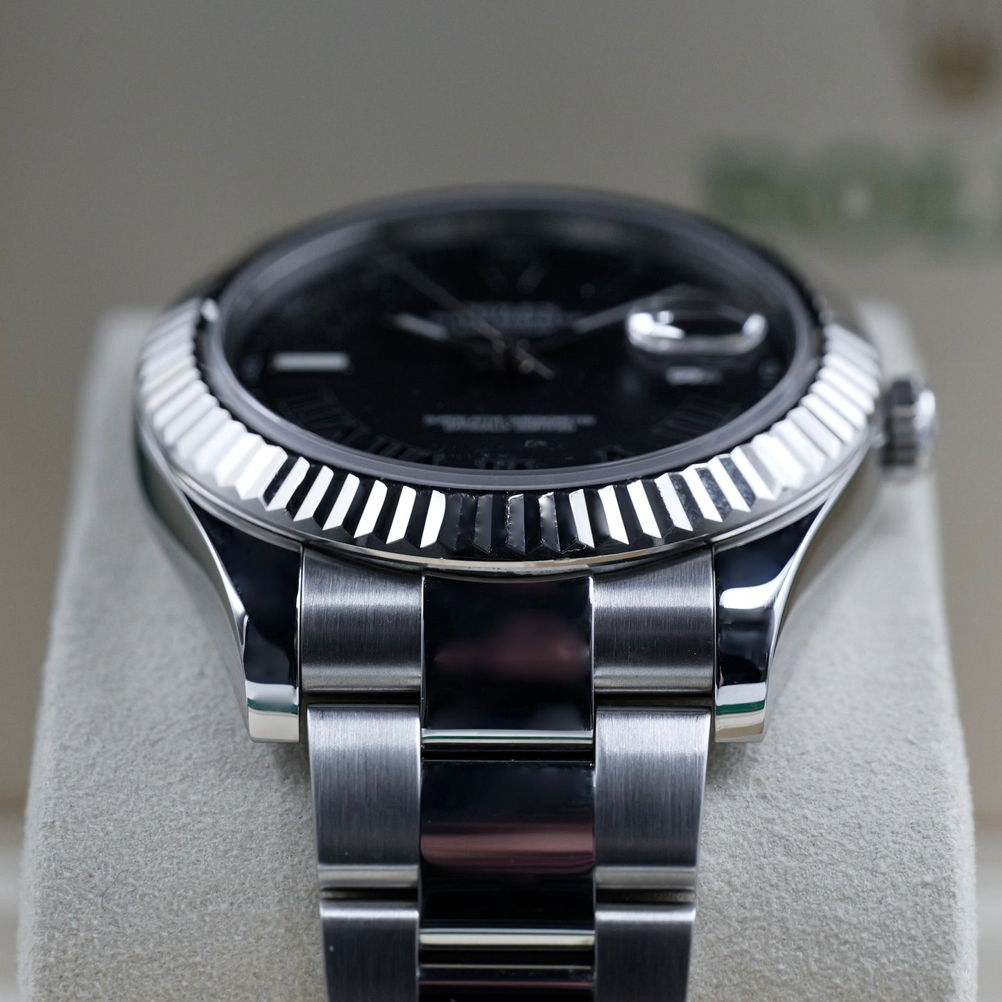 Rolex Datejust II Black Roman Numeral Dial 116334 - Full Set (2018)
