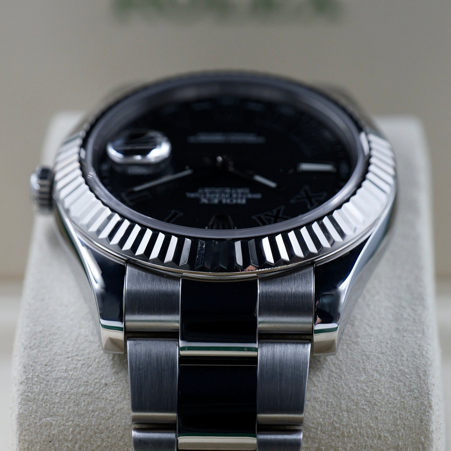 Rolex Datejust II Black Roman Numeral Dial 116334 - Full Set (2018)