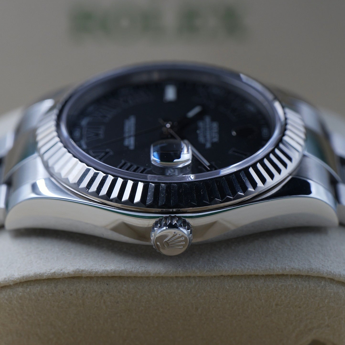Rolex Datejust II Black Roman Numeral Dial 116334 - Full Set (2018)