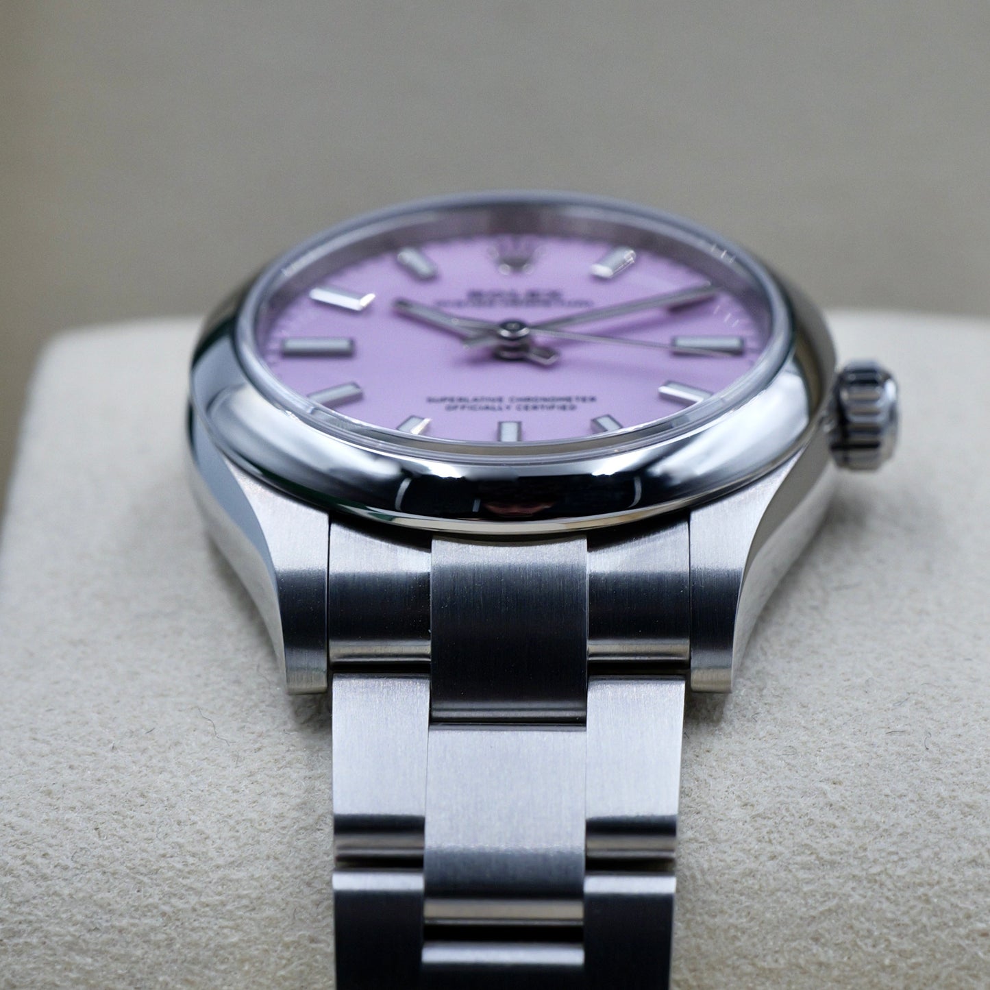 Rolex Oyster Perpetual 31 Pink Dial 277200 - Full Set (2025)