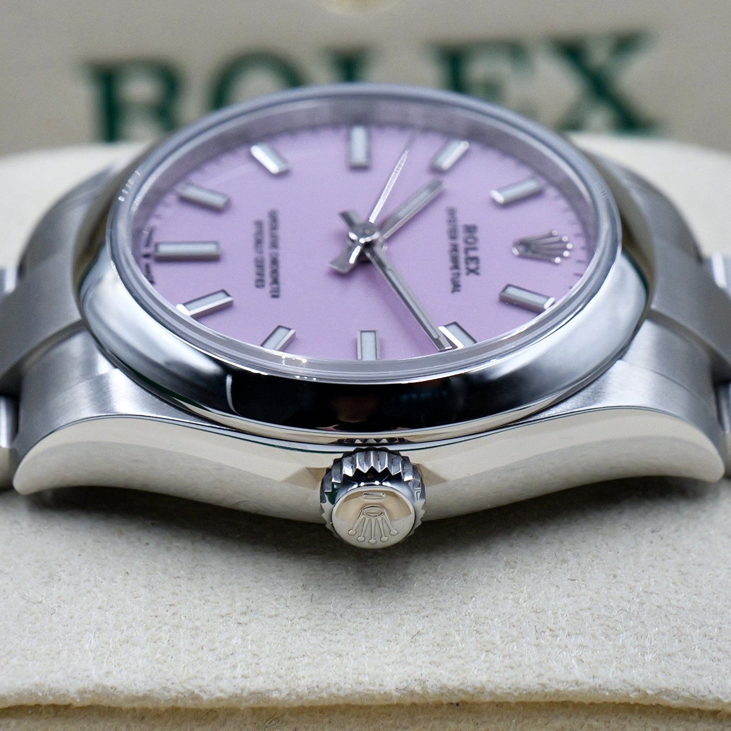 Rolex Oyster Perpetual 31 Pink Dial 277200 - Full Set (2025)