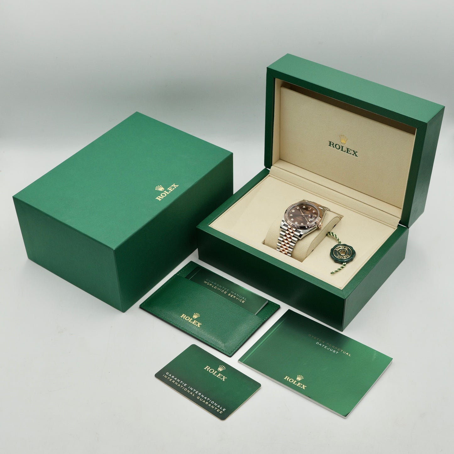 Rolex Datejust 41 Chocolate Diamond 126331 - Full Set (2025)