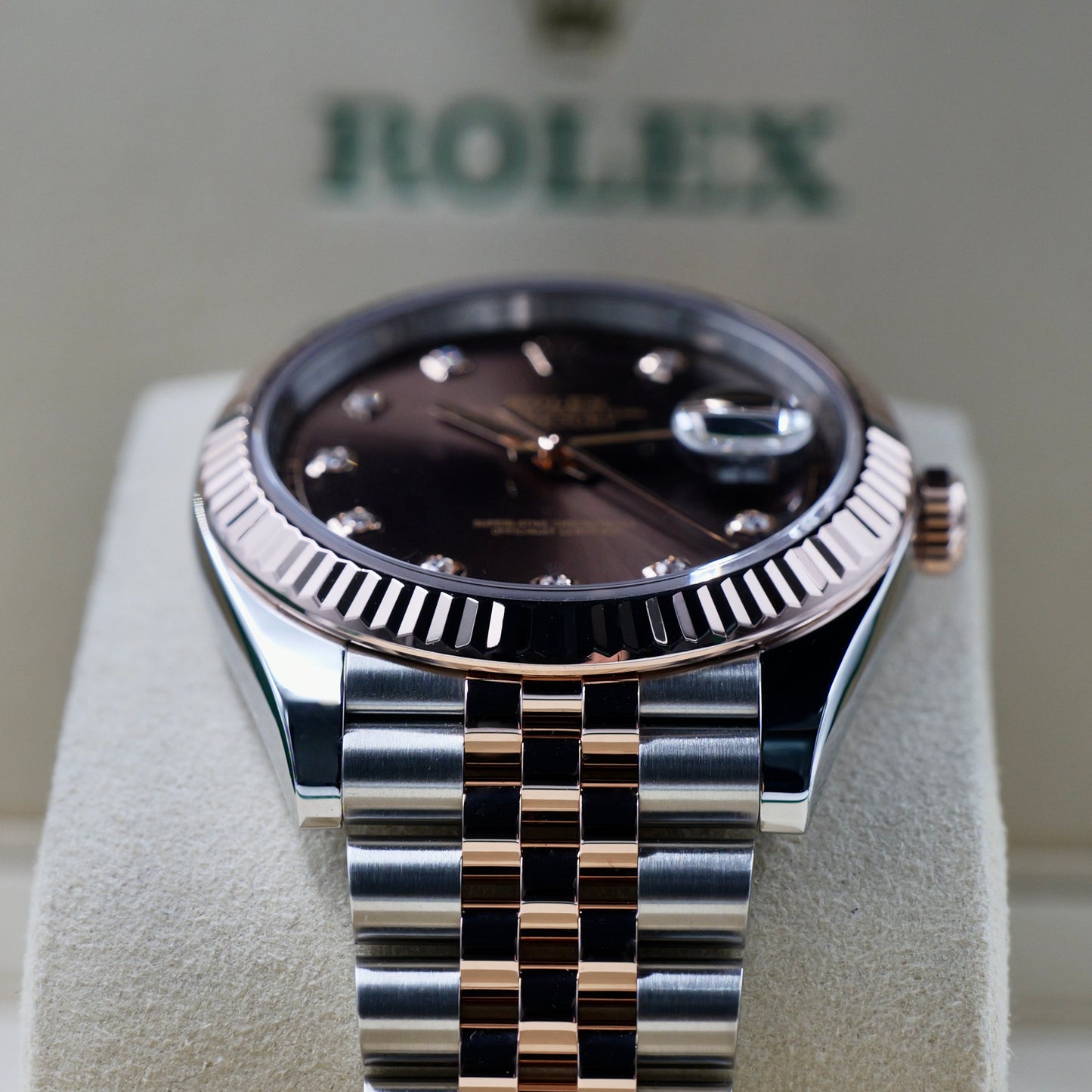 Rolex Datejust 41 Chocolate Diamond 126331 - Full Set (2025)