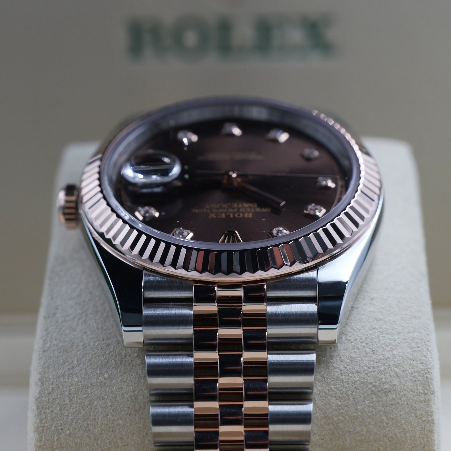 Rolex Datejust 41 Chocolate Diamond 126331 - Full Set (2025)