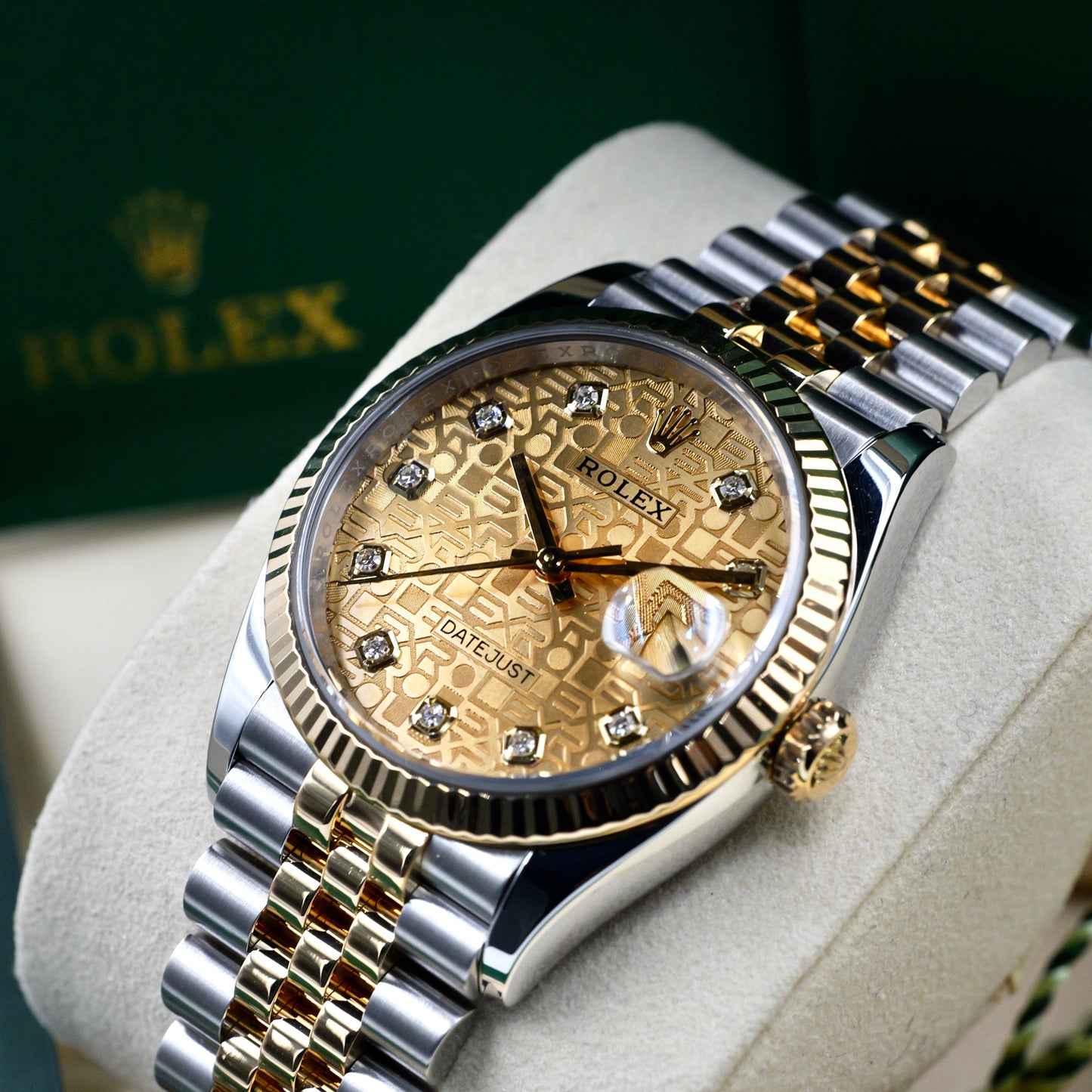 Rolex Datejust 36 Computer Motif Dial 126233 Full Set 2021