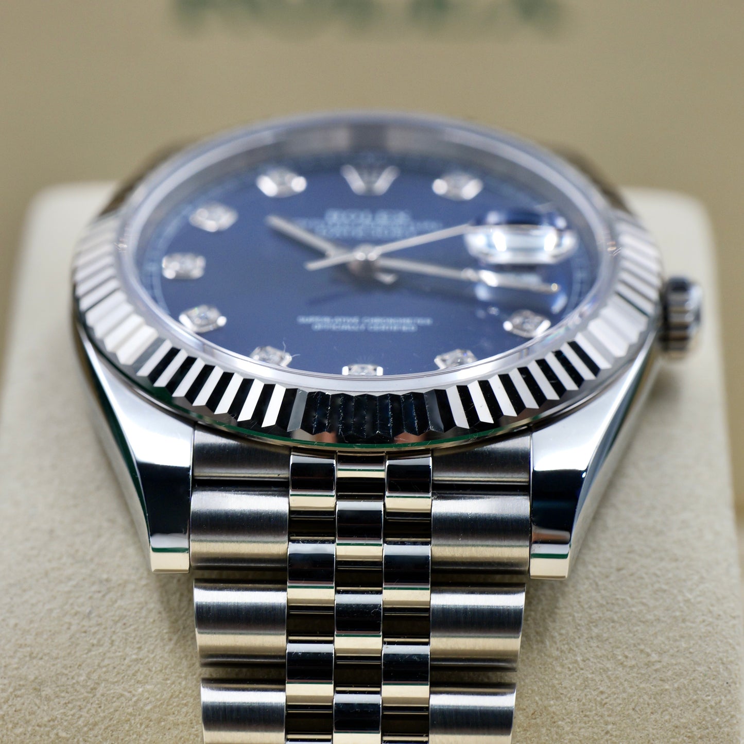 Rolex Datejust 41 Blue Diamond Dial 126334 - Full Set (2025)