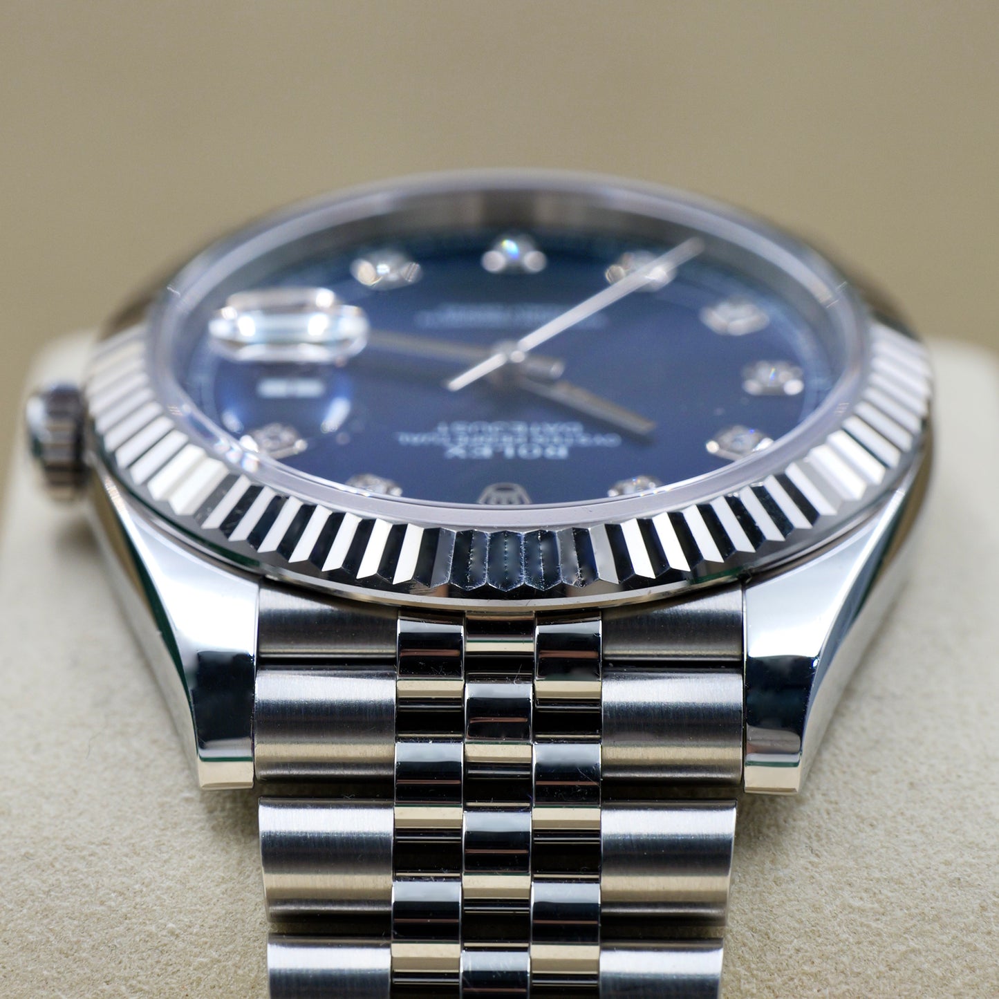 Rolex Datejust 41 Blue Diamond Dial 126334 - Full Set (2025)