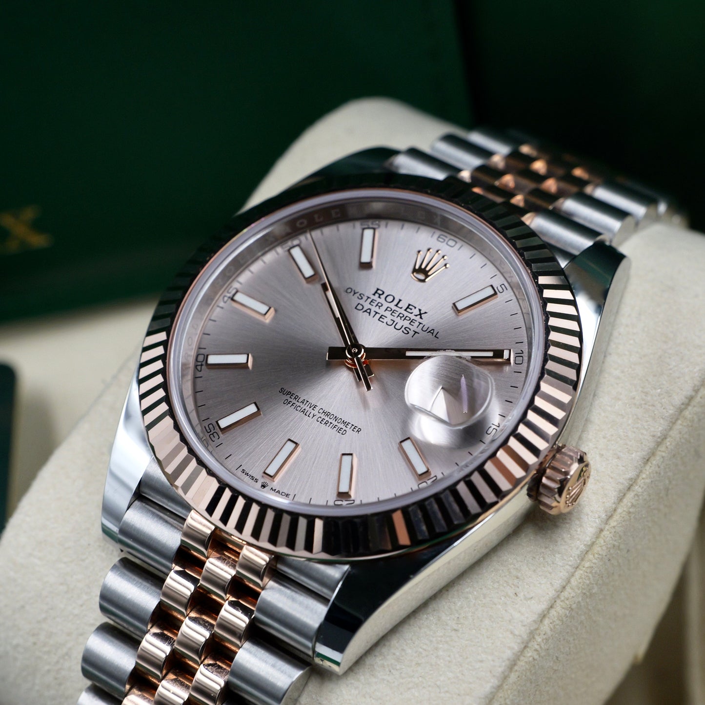 Rolex Datejust 41 Sundust Dial 126331 - Full Set (2022)