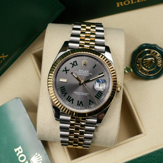 Rolex Datejust 41 Wimbledon 126333 - Full Set (2024)