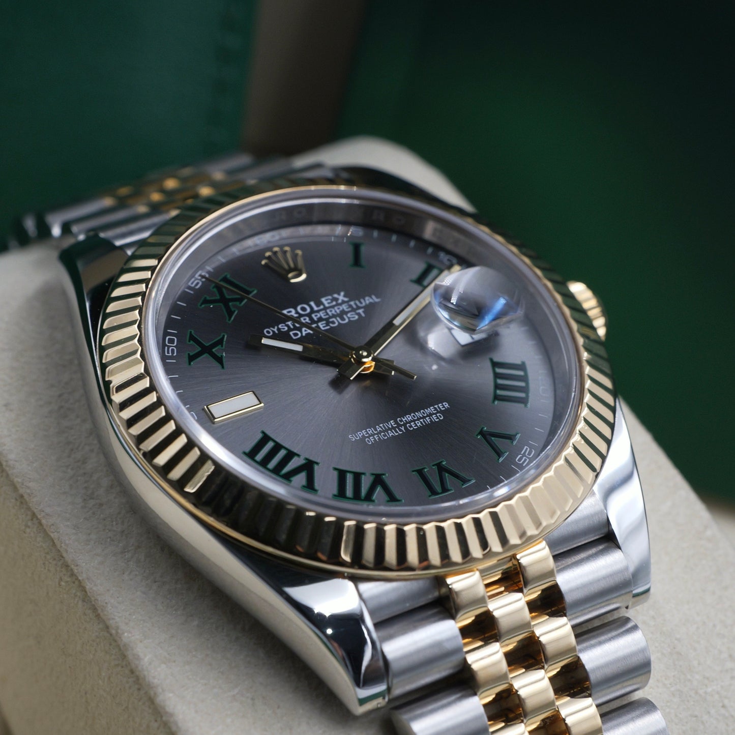 Rolex Datejust 41 Wimbledon 126333 - Full Set (2024)
