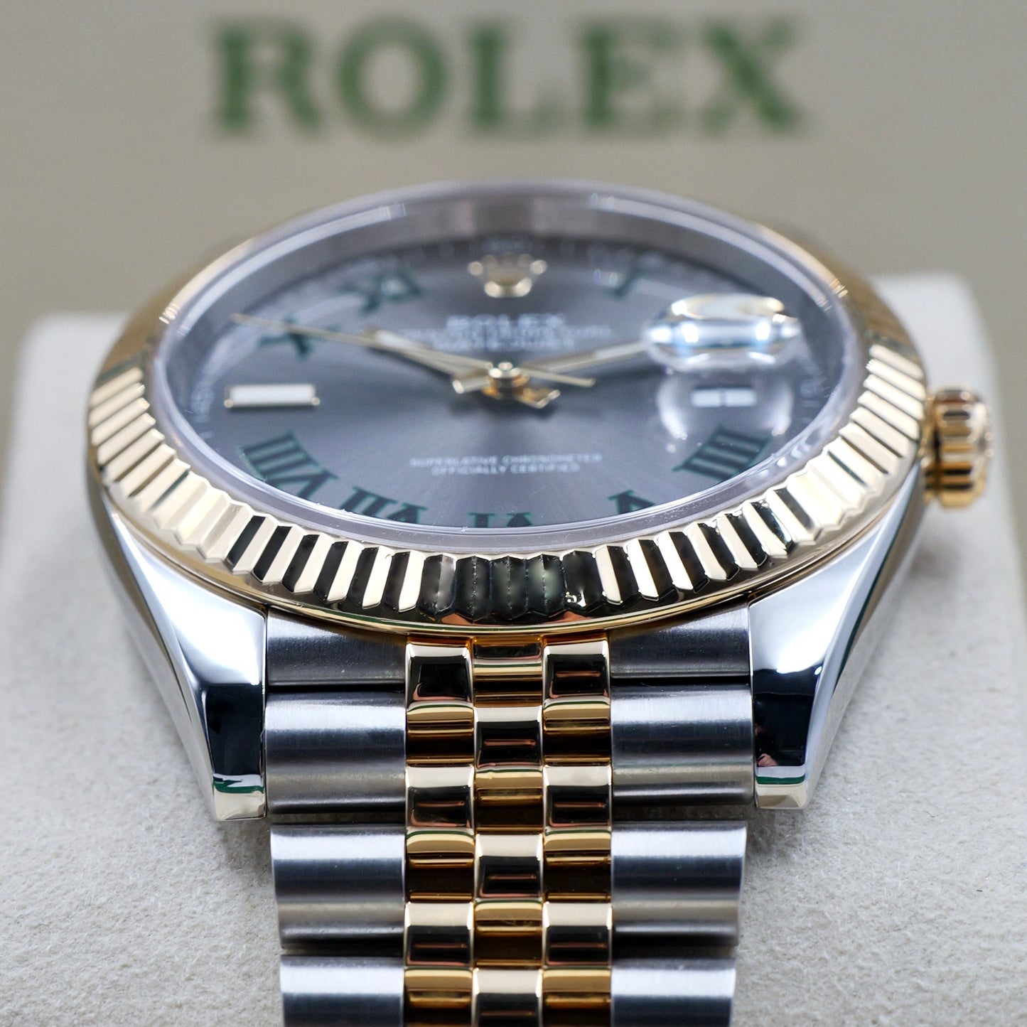Rolex Datejust 41 Wimbledon 126333 - Full Set (2024)