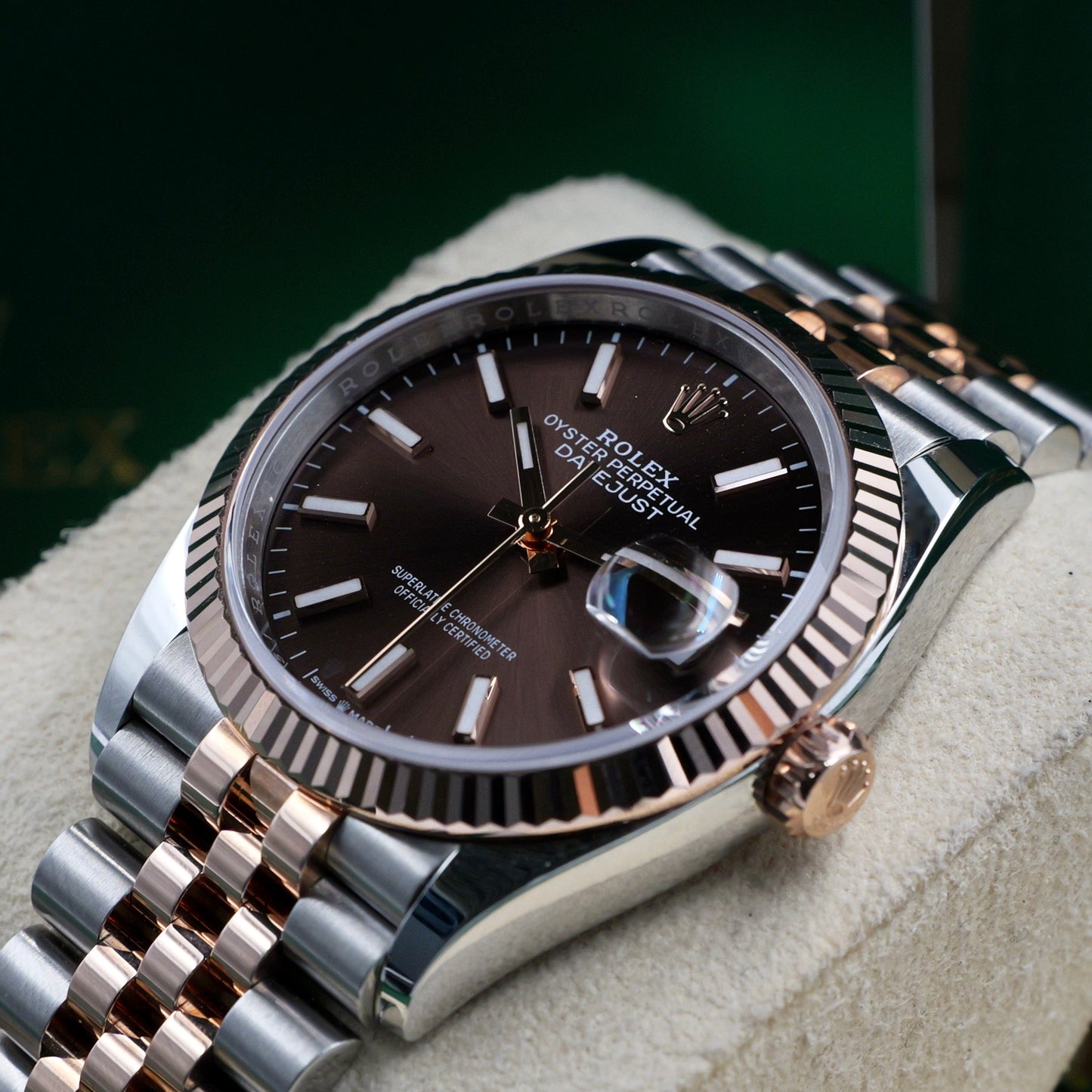 Rolex Datejust 36 Chocolate Dial Jubilee 126231 - Full Set (2024)