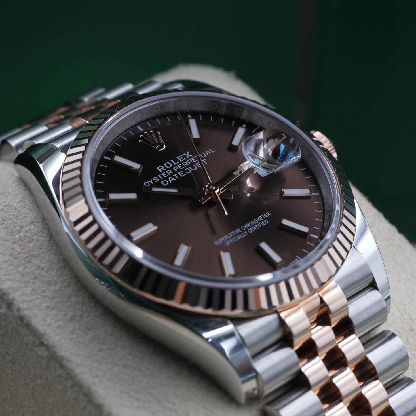 Rolex Datejust 36 Chocolate Dial Jubilee 126231 - Full Set (2024)