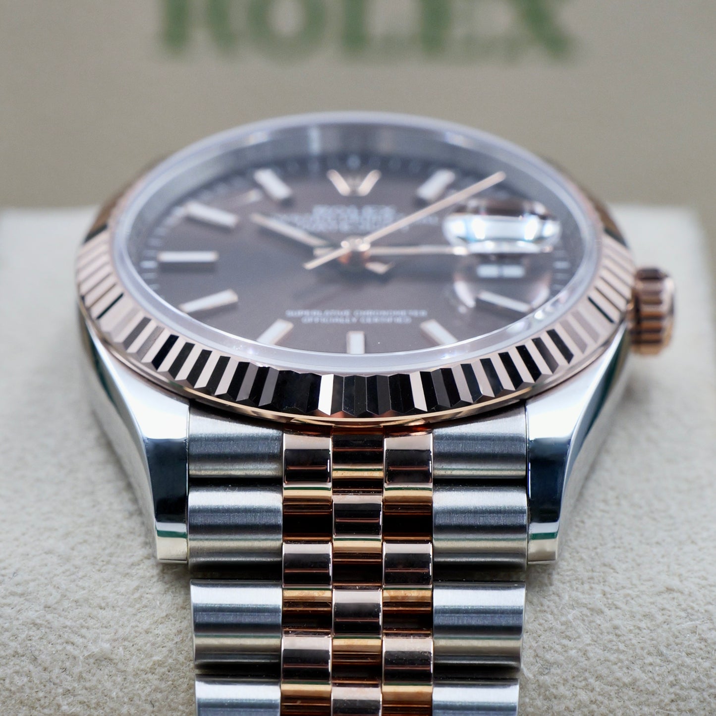 Rolex Datejust 36 Chocolate Dial Jubilee 126231 - Full Set (2024)