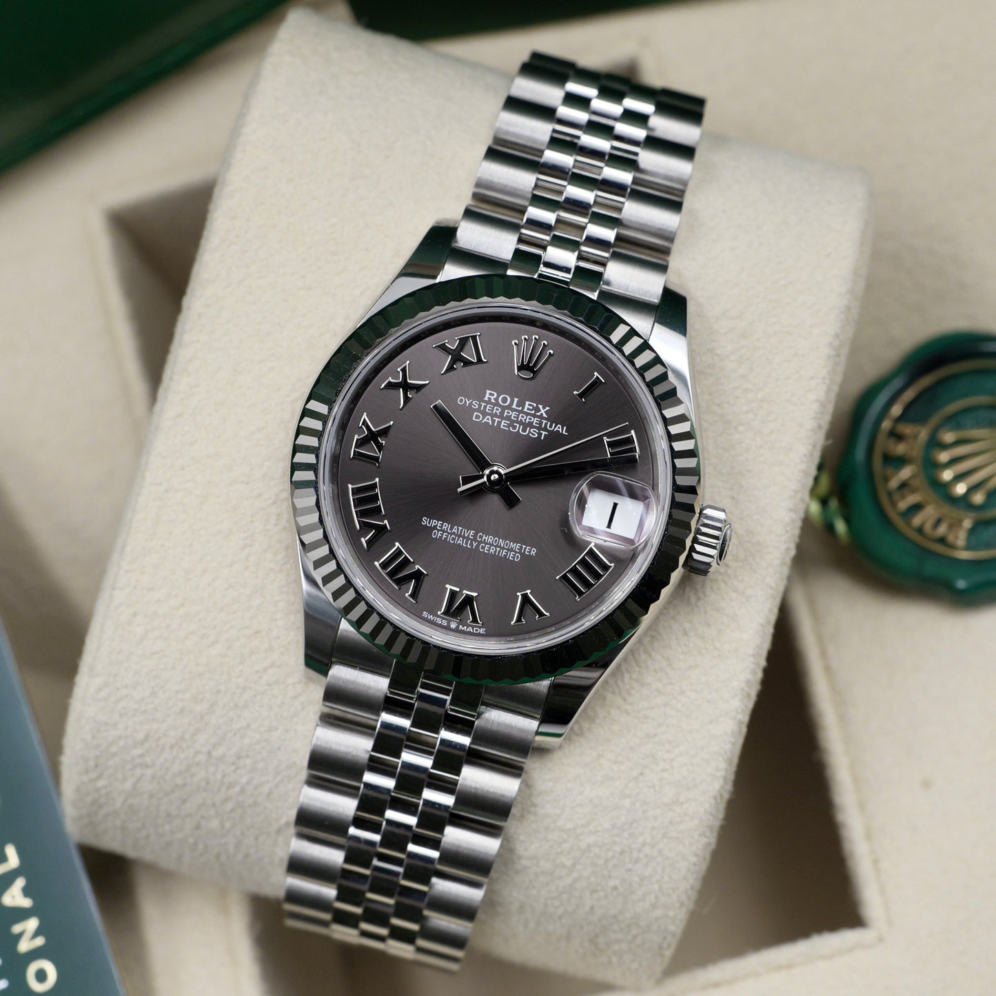 Rolex Datejust 31 Rhodium Roman Numeral Dial 278274 - Full Set (2024)