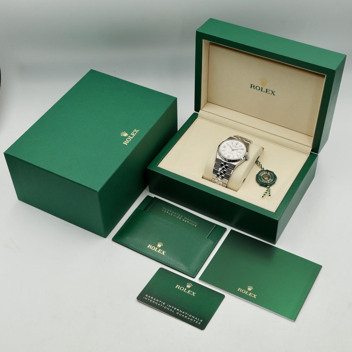 Rolex Land-Dweller White Dial 127334 - Full Set (2025)