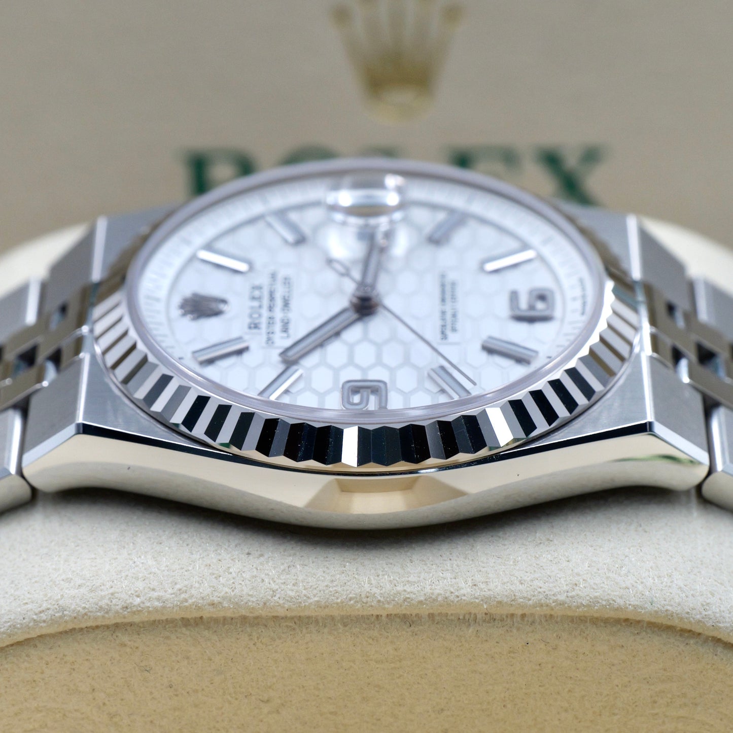 Rolex Land-Dweller White Dial 127334 - Full Set (2025)