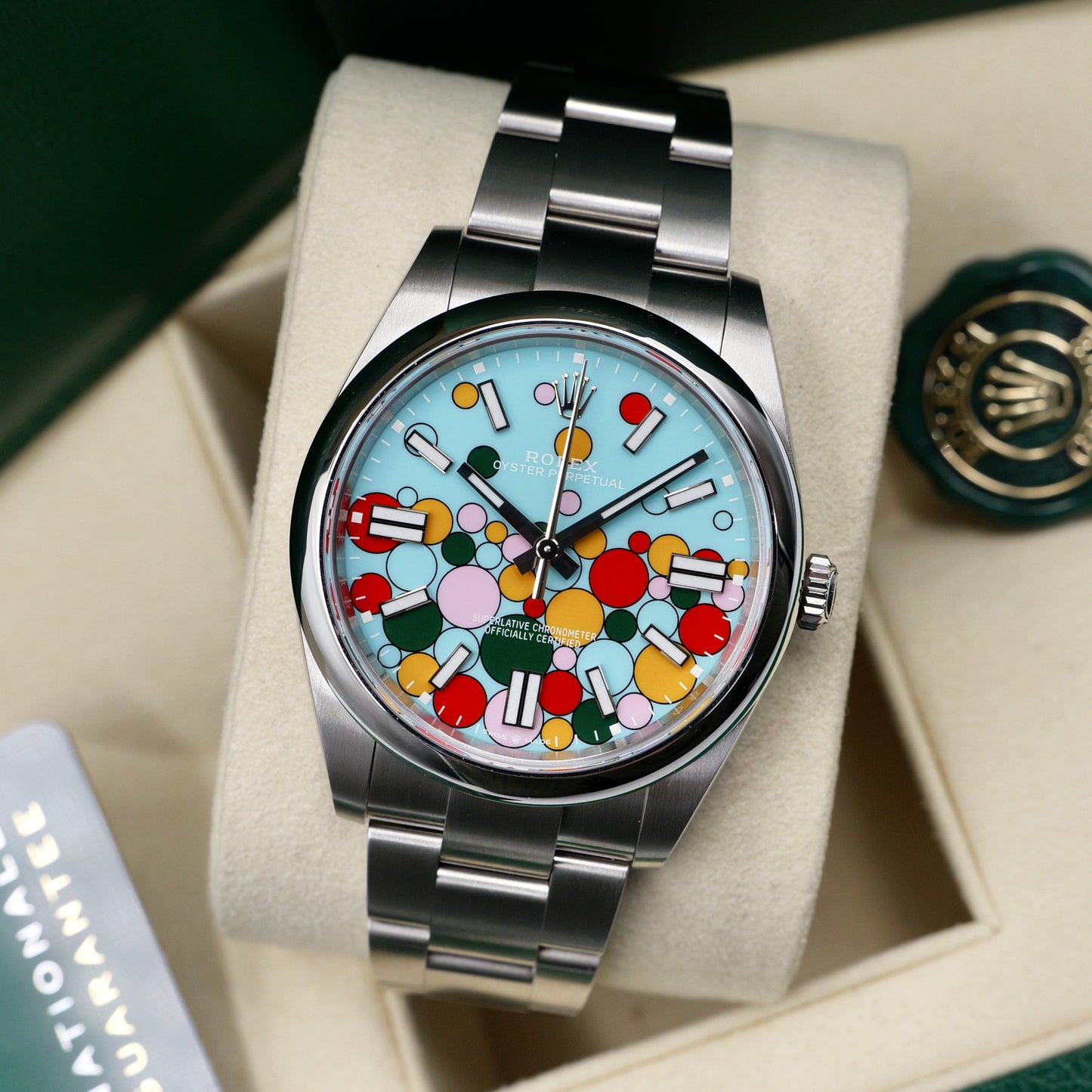 Rolex Oyster Perpetual 41 Celebration Dial 124300 - Full Set (2023)
