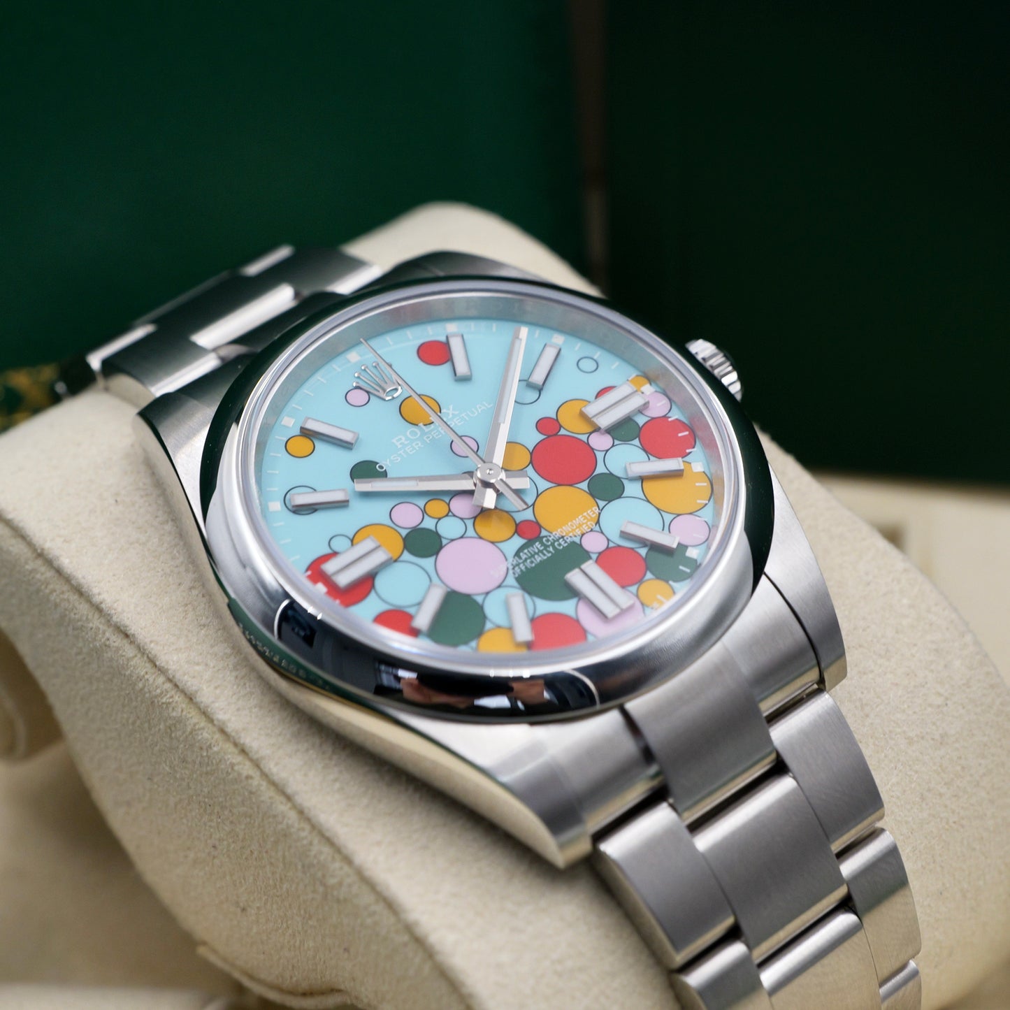 Rolex Oyster Perpetual 41 Celebration Dial 124300 - Full Set (2023)