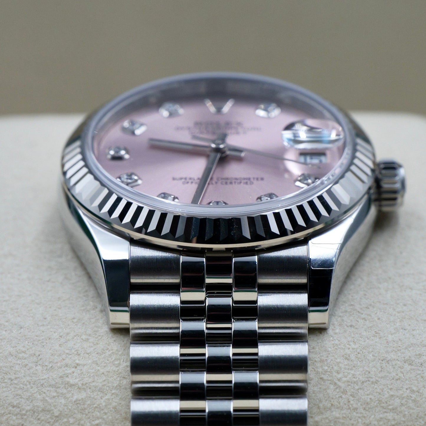 Rolex Datejust 31 Pink Diamond Dot Dial 278274 - Full Set (2025)