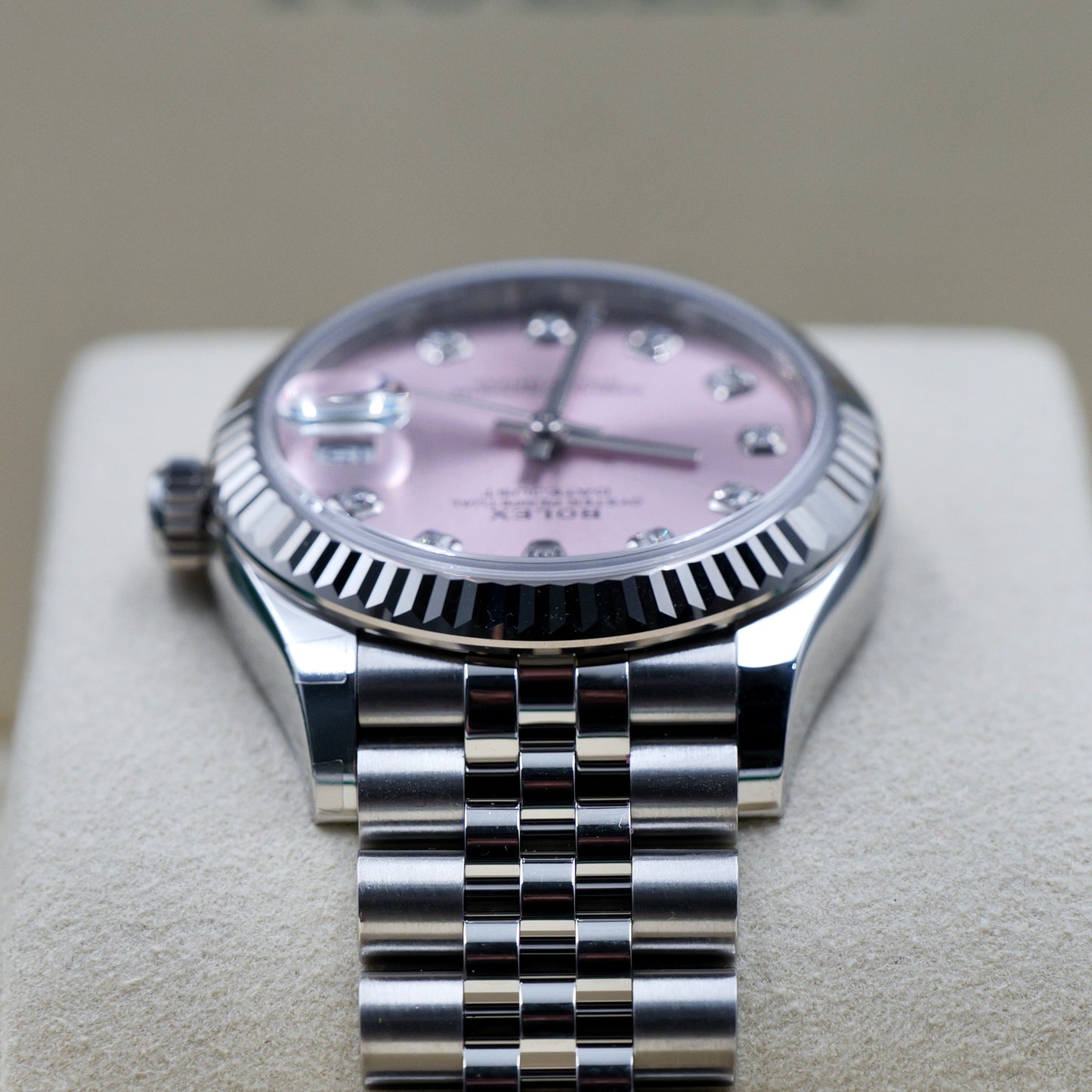 Rolex Datejust 31 Pink Diamond Dot Dial 278274 - Full Set (2025)