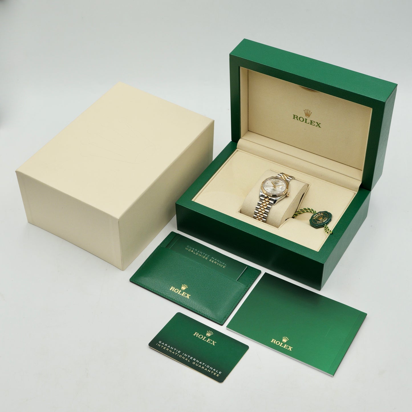 Rolex Datejust 31 Silver Diamond Dial 278273 - Full Set (2021)
