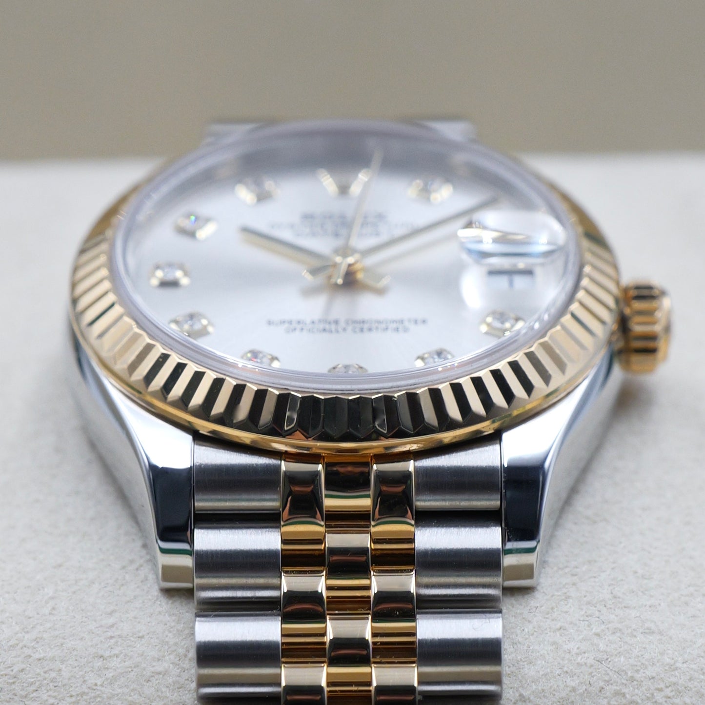 Rolex Datejust 31 Silver Diamond Dial 278273 - Full Set (2021)