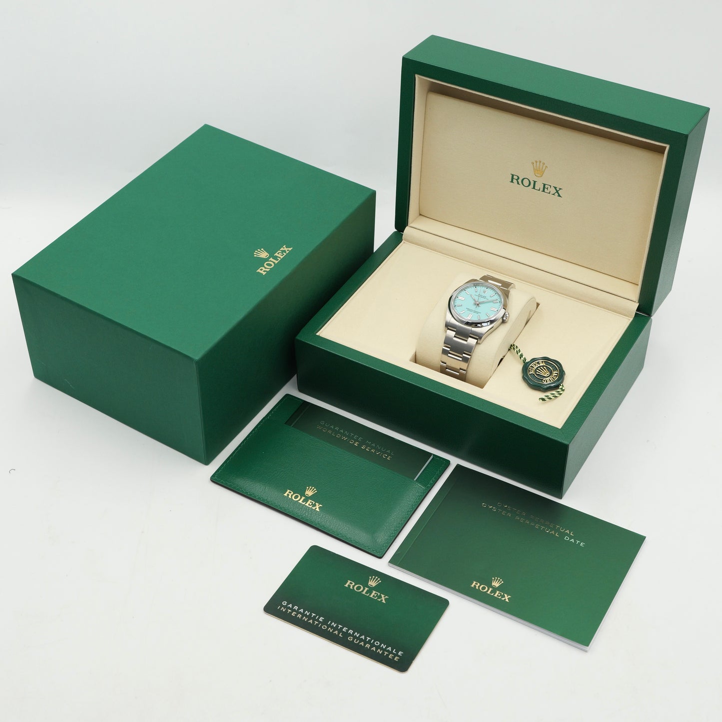 Rolex Oyster Perpetual 36 Tiffany Blue 126000 Full Set 2025