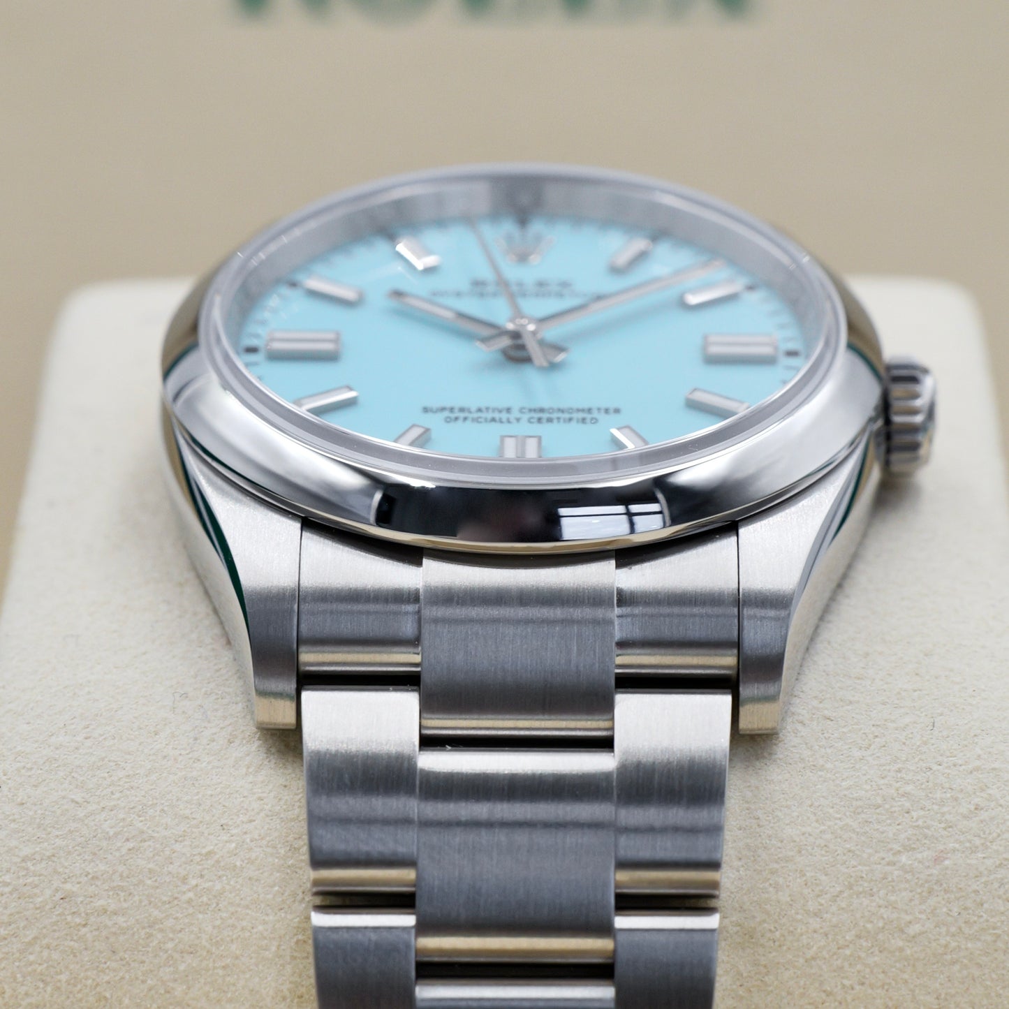 Rolex Oyster Perpetual 36 Tiffany Blue 126000 Full Set 2025