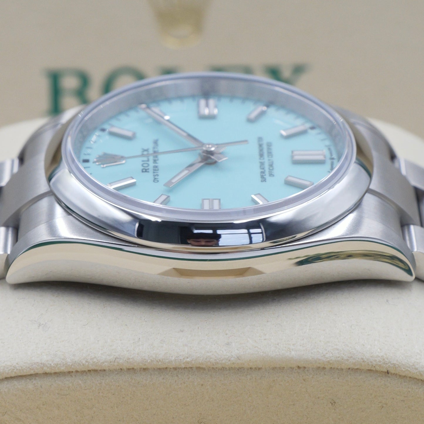 Rolex Oyster Perpetual 36 Tiffany Blue 126000 Full Set 2025