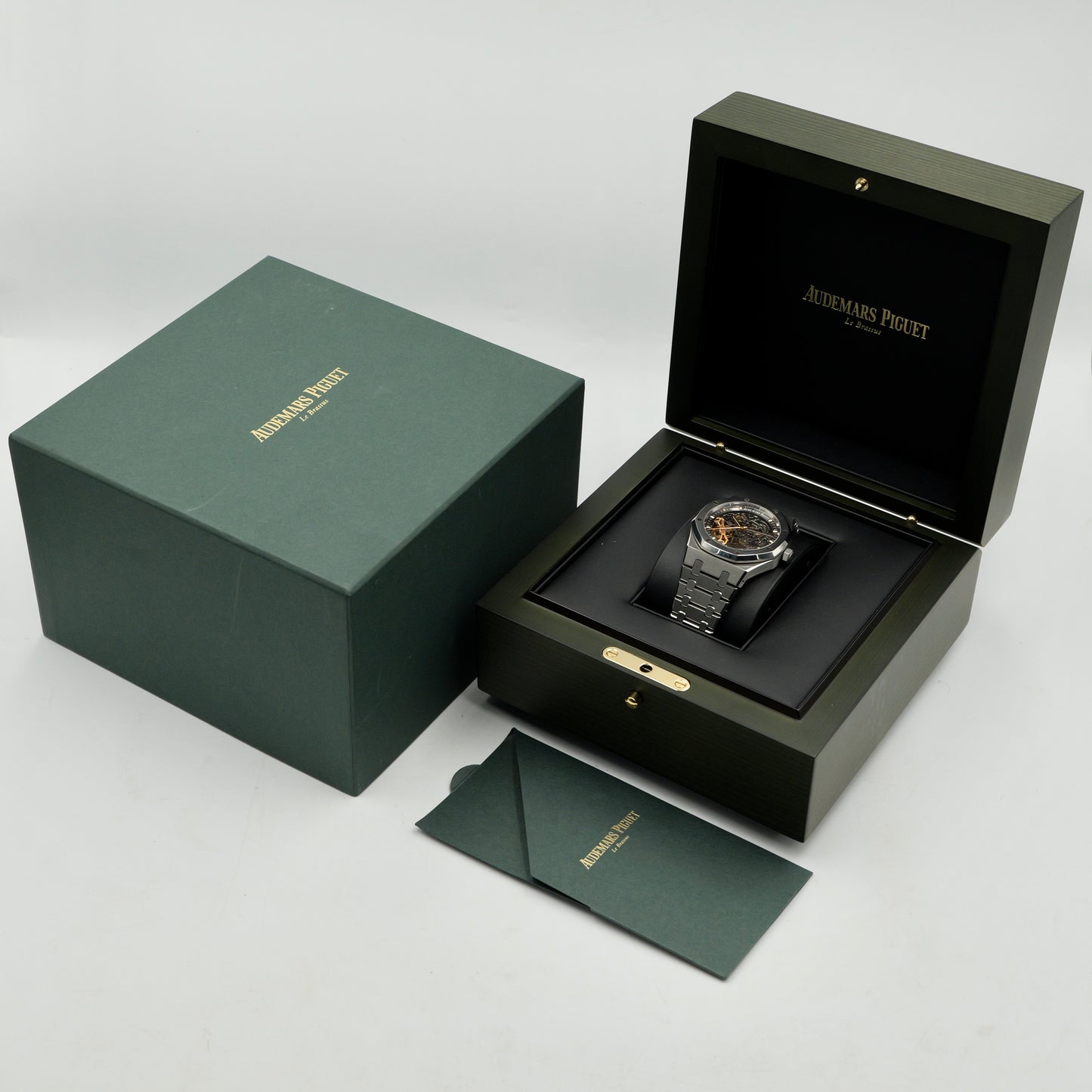 Audemars Piguet Royal Oak Double Balance Wheel Openworked 15407ST Skeleton - Full Set (2020)