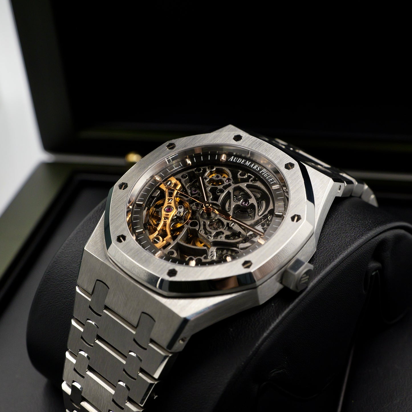 Audemars Piguet Royal Oak Double Balance Wheel Openworked 15407ST Skeleton - Full Set (2020)